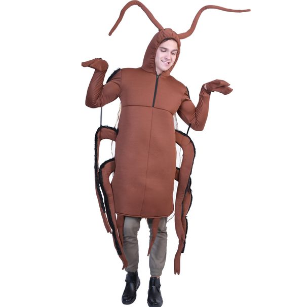 Man's clothing Funny party selfie animal cockroach one-piece costume Halloween party props show costume_viptrois.com