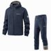 Premium Fleece Zip-Up Hoodie & Jogger Set - Soft Thermal Lined Winter Wear For Men & Women (Plus Size Available)_viptrois.com