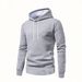 Fit Hooded Sweatshirt – Autumn-Ready Men’s Pullover With Grid Texture (Black/Grey, Slim Cut, S-XXL, Wrinkle-Resistant Polyester)_viptrois.com