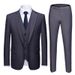 Men's Clothing men's groom's suit three piece slim casual work suit suit_viptrois.com