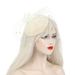 new hot selling Republic of China bride mesh feather head flower hair accessories hairpin retro veil hat_viptrois.com