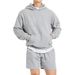 Oversized Fleece-Lined Hoodie, Drop Shoulder Unisex Streetwear Pullover For Winter, Cozy Soft Brushed Interior Hooded Sweatshirt_viptrois.com