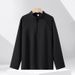 Pure Pure 320g Half-Zip For Men In Stock Wholesale Disan Cotton Breathable Loose Patchwork Stand Collar Sweatshirt_viptrois.com