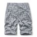 Men's Clothing Trend All Match Washed Cotton Striped Casual Overalls Five Point Sports Pants_viptrois.com