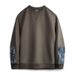 Madden Workwear Japanese Retro Patchwork Sweatshirt Boro Style Casual Top Round Neck Pullover For Men Spring_viptrois.com