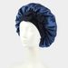 Elastic ribbon bow satin round hat solid color silk sleeping hat confinement hat beauty hair care_viptrois.com