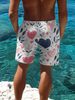 Unbeatable Quality Unbeatable Quality New Summer Versatile Love Printed Men's Trendy Brand Fitness Running Sports Basketball Shorts_viptrois.com