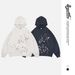 "Men's Graphic Print Hoodie – 100% Cotton Fleece-Lined Pullover With Vintage Cartoon Design (Gray/White)"_viptrois.com