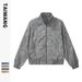 Men's Clothing Men's Wear 2024 retro stand up collar PU leather jacket men's autumn and winter new loose motorcycle jacket_viptrois.com