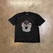 Heavyweight Pure Cotton Oversized T-Shirt West Highland Dog Print Loose Short-Sleeved Top for Couples And Men_viptrois.com