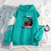 2024 Spring And Autumn New Color Block High-End Cartoon Anime Cool Internet Celebrity Long Sleeve Sweatshirt_viptrois.com