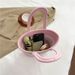 Women's Handle Bags Pink Tweed Hand-held Cotton Thread Woven Bag, Fresh And Light Hand-carried Women's Bag, Vacation Beach Bag, Storage Bag_viptrois.com