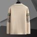 Men's Casual Cardigan Sweater – Spring & Autumn Lightweight Knit (Khaki/Black, M-5XL)_viptrois.com