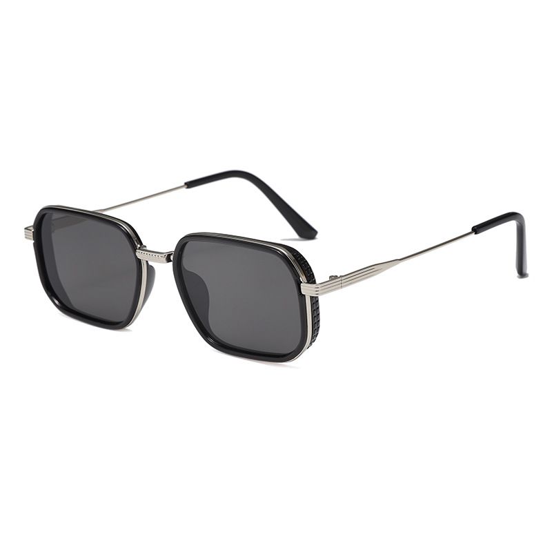 Men's Sunglasses New Fashion Glasses Leisure Cool Travel Driving Sunglasses Advanced Square Anti Ultraviolet Sunglasses_viptrois.com