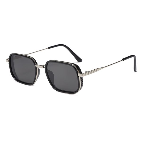 Men's Sunglasses New Fashion Glasses Leisure Cool Travel Driving Sunglasses Advanced Square Anti Ultraviolet Sunglasses_viptrois.com