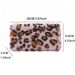 Coin & Key Purses Leopard Print Plush Wallet Personality Simple Furry Bag Portable Storage Clutch Card Holder_viptrois.com
