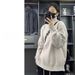 Autumn Loose Solid Color Knitted Zipper Cardigan Jacket Stand Up Collar Versatile Casual Sweater_viptrois.com