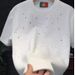 Men's Glitter Star Print Short Sleeve T-Shirt - Breathable Slim Fit Casual Top For Trendy Looks Comfortable Slim Fit_viptrois.com