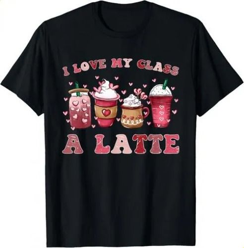 T-shirtfunny I Love 2026 My Class A Latte Coffee Teacher Groovy T_viptrois.com