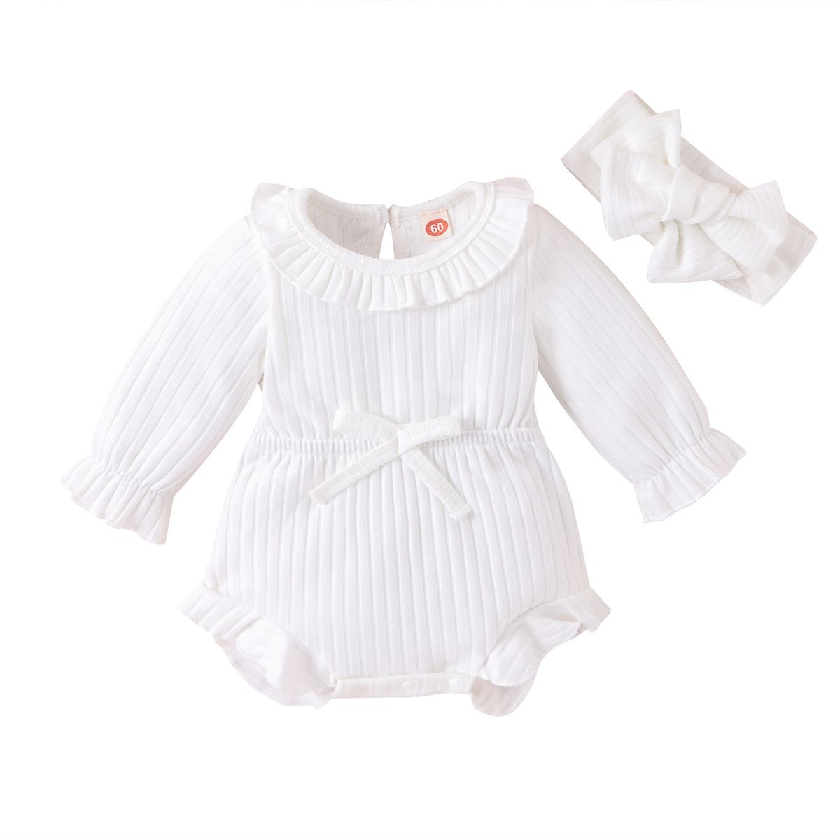 Baby clothing Baby long sleeve pit strip ha scarf girl baby autumn and winter jumpsuit bag fart clothes crawling suit_viptrois.com