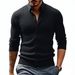 Men's Slim Fit V-Neck Cardigan Sweater - Breathable Knit Button-Up For Business Casual_viptrois.com