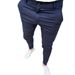 Men's Clothing Special Medium Elastic Four Season Texture Button Casual Pants_viptrois.com