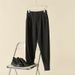 Men's Loose Fit Casual Pants Lightweight High Waisted Straight Leg Trousers With Comfortable Drop Crotch & Flowy Hem_viptrois.com