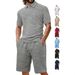 Men's Clothing Men's Jacquard Polo Shirt Suit Summer Lapel Casual Short Sleeved Manufacturers Direct Supply_viptrois.com