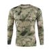 Men's Sports Camouflage Long Sleeve Round Neck Quick Drying Long Sleeve Summer Cycling Clothes Men's T Shirt_viptrois.com