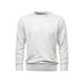 Men's Casual Crewneck Sweater – Soft Wool-Blend Knit Pullover (White/Black/Brown/Beige/Camel) – M To 4xl_viptrois.com