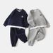 Mother & Kids Fashion Korean Suit New Children's Sweatshirt Sports Pants Two Piece Suit Boys Two Piece Sports Suit Trendy_viptrois.com