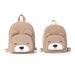 Feihong Cross Border Bear Backpack Corduroy Primary School Student Backpack Fashion Casual Backpack Cute Cartoon Plush Bag_viptrois.com