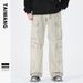 Men's Clothing Men's Wear 2024 Fashion Brand Casual Men's Clothing Dyed Multi Pocket Trousers Loose Floor Mopping Pants Men_viptrois.com