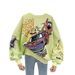 New Style Long Sleeve Crew Neck Loose Street Racing Dog Harajuku Girl Sweatshirt_viptrois.com