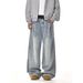 2026 New American Retro Washed Cleanfit Jeans Men's And Women's Trendy High Street Straight Versatile Loose Casual Wide-leg Pants_viptrois.com