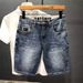 Men's Slim Fit Straight Leg Stretch Denim Shorts New Summer Style High Street Versatile Five Point_viptrois.com