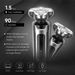 Men's Electric Beard Shaver Trimmer Razor USB Rechargeable Hair Shaving Machine_viptrois.com