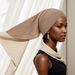 Muslim hat Multi-color breathable smooth wide hat with long tail bottom hat tube hat bandana hat_viptrois.com