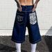 Men's Loose Fit Washed Denim Shorts - Vintage American West Coast Style Casual Summer Short Pants_viptrois.com