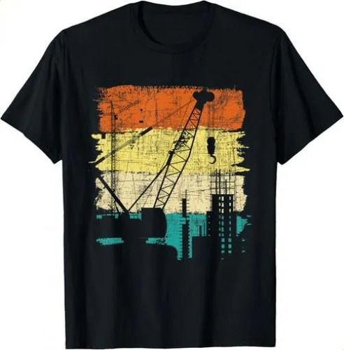 T-shirtcrane Operator - Retro 2026 Tower Crane Heavy Equipment Dr_viptrois.com