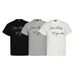 Men's Clothing English Letters Printed Short Sleeved T Shirt For Men Slim Fit Straight Shoulder Casual Round Neck Half Sleeved Top INS Trendy T Shirt_viptrois.com