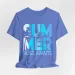 Beach Vibes Summer Tee – Unisex T-Shirt Mens Womens Tees Top For Vacation, Relaxed & Casual Wear_viptrois.com