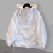 "Utility-Inspired Patchwork Hooded Jacket – Velvet-Lined Sun Protection For Men | Black & White Fleece | M-3XL"_viptrois.com