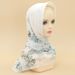 Women's Hijab hot selling chiffon national style round mouth triangle scarf ladies headscarf gauze scarf pullover headscarf scarf_viptrois.com