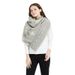 Unisex Geometric large jacquard square scarf scarf women's bib shawl_viptrois.com