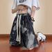 Men's Summer Bear Print High-Waist Street Style Loose Fit Drawstring Five-Point Pants Thin Trendy Design_viptrois.com