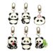 Bag Pendant Cute Bamboo Panda Keychain, Cartoon Acrylic Small Gift, Schoolbag Decoration Pendant, High Appearance Level Accessory_viptrois.com