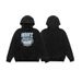 American-style Swan Print Washed Distressed Patch Pocket Hooded Sweatshirt New Loose Casual Top_viptrois.com