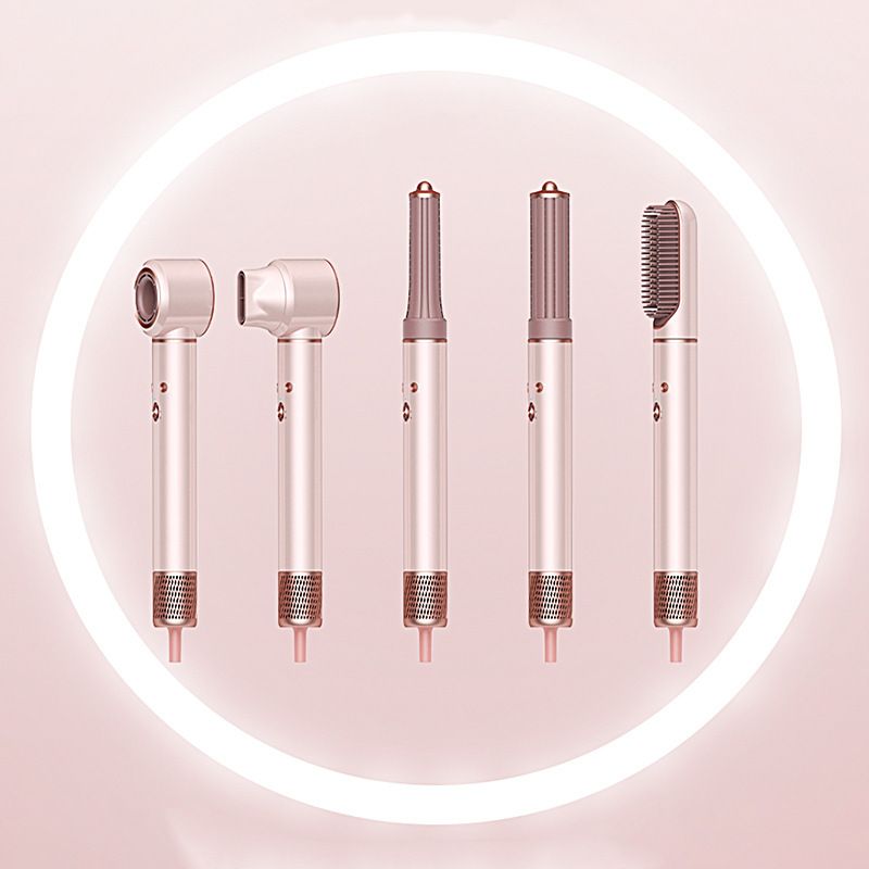 Curling Iron 5-in-1 High-Speed Negative Ion Care Strong Wind High Power Quick-Dry 3-in-1 Hair Dryer_viptrois.com