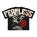 European And American Y2K Harajuku Style Men's Hip-Hop Gothic Large Pattern Print Punk Short Sleeve Casual_viptrois.com